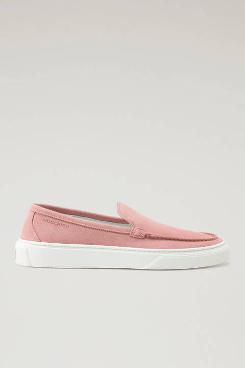 Suede Slip-on Loafers Pink | Woolrich
