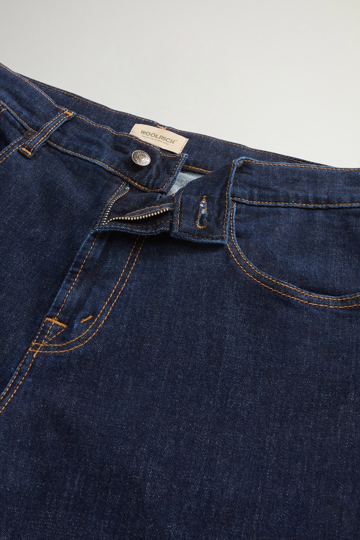 Contemporary Five-Pocket Jeans in Stretch Cotton Denim Blue photo 2 | Woolrich
