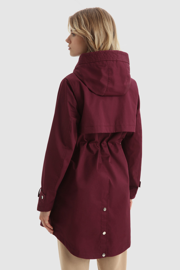 Parka légère Havice avec doublure à carreaux imprimés violet photo 3 | Woolrich