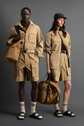 Technical Ribbed Fabric Shirt by Todd Snyder Beige | Woolrich