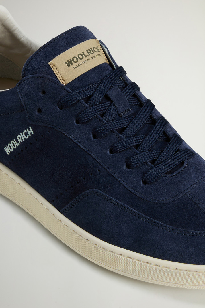 Sneakers Swing Court aus Veloursleder Blau photo 5 | Woolrich