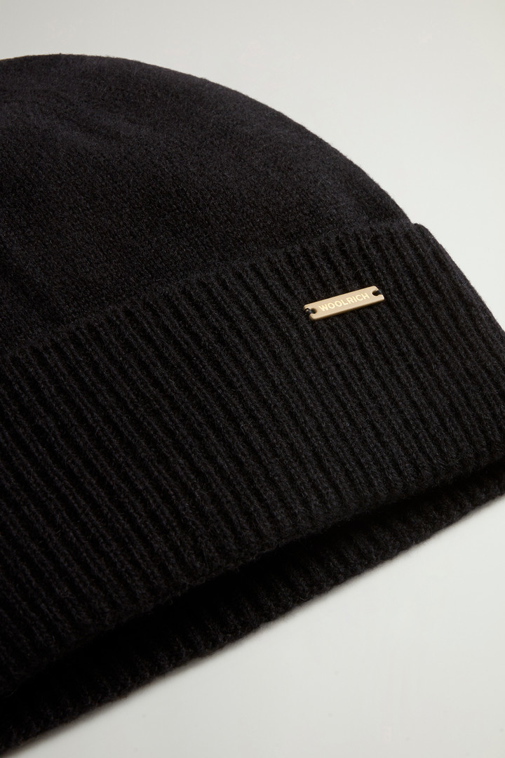 Pure Cashmere Beanie Black photo 3 | Woolrich