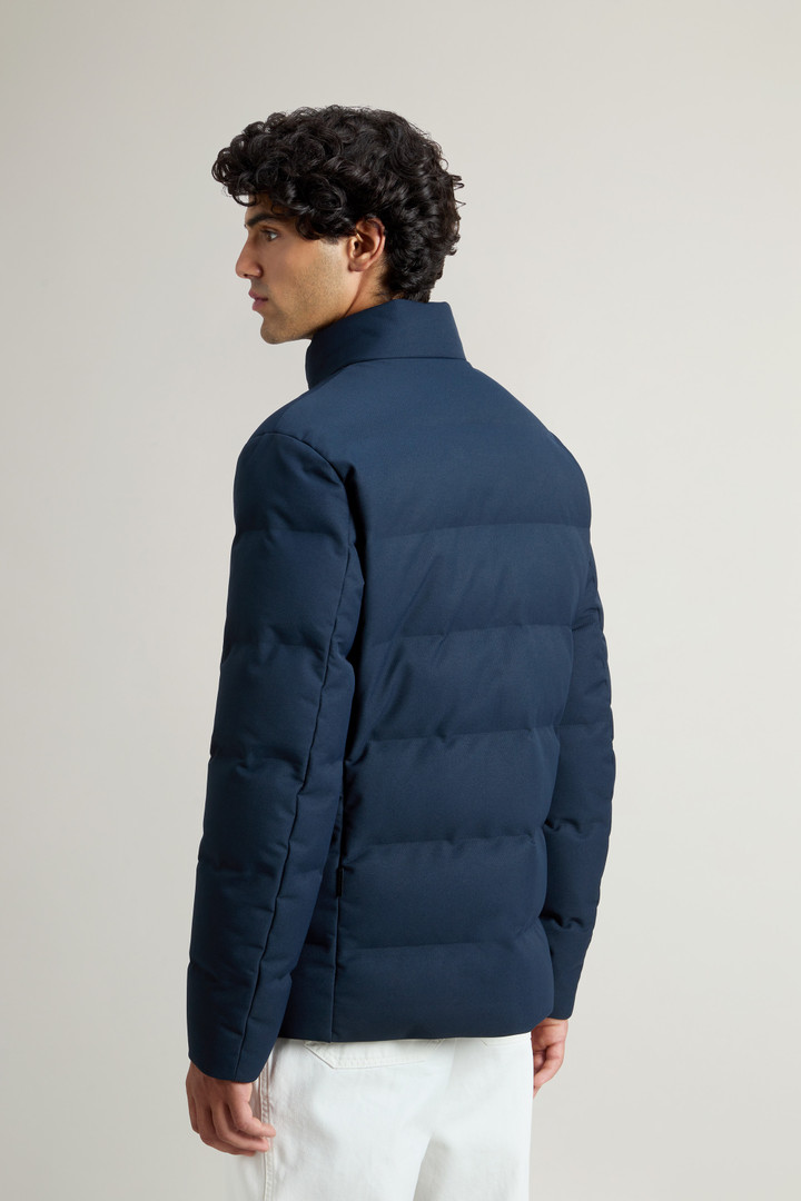 Padded Jacket with Horizontal Quilting Blue photo 3 | Woolrich