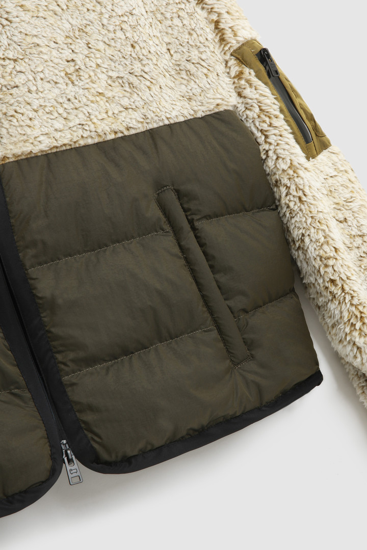 Fleece and nylon Hoodie