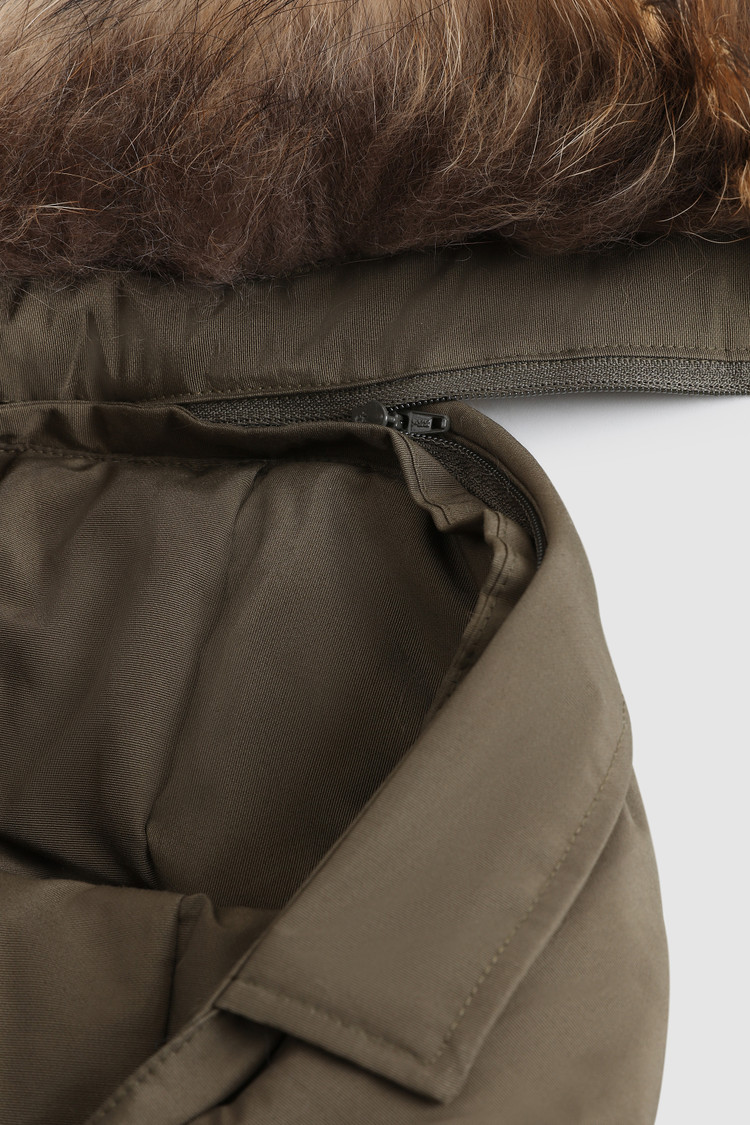 Arctic Parka avec fourrure de raton laveur amovible pour fille