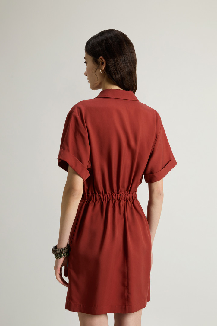 Vestito in Tencel Rosso photo 3 | Woolrich