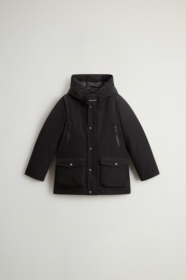 Boys’ Arctic Parka in Ramar Cloth Black photo 1 | Woolrich