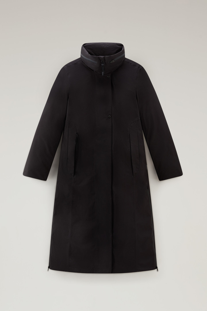 Waterproof High-Tech Long Coat in Recycled GORE-TEX Black photo 1 | Woolrich