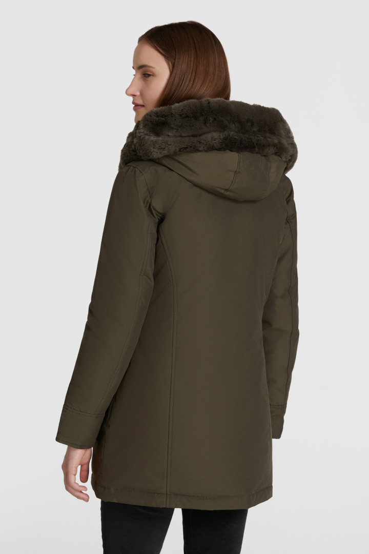 Beaker Parka pelliccia sintetica