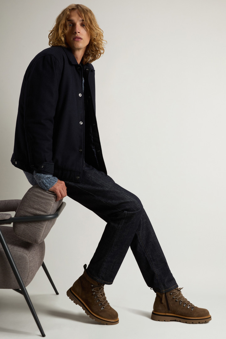 Wanderstiefeletten aus Veloursleder Braun photo 7 | Woolrich