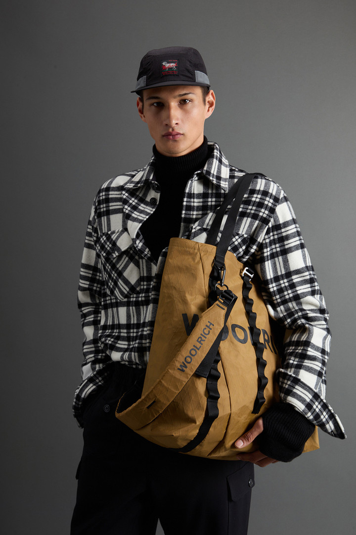 Oversized Tote Bag in X-PAC by Todd Snyder Brown photo 7 | Woolrich