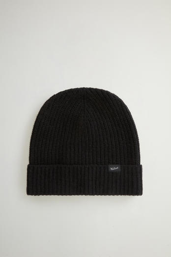 Berretto in misto lana vergine Merino Nero | Woolrich