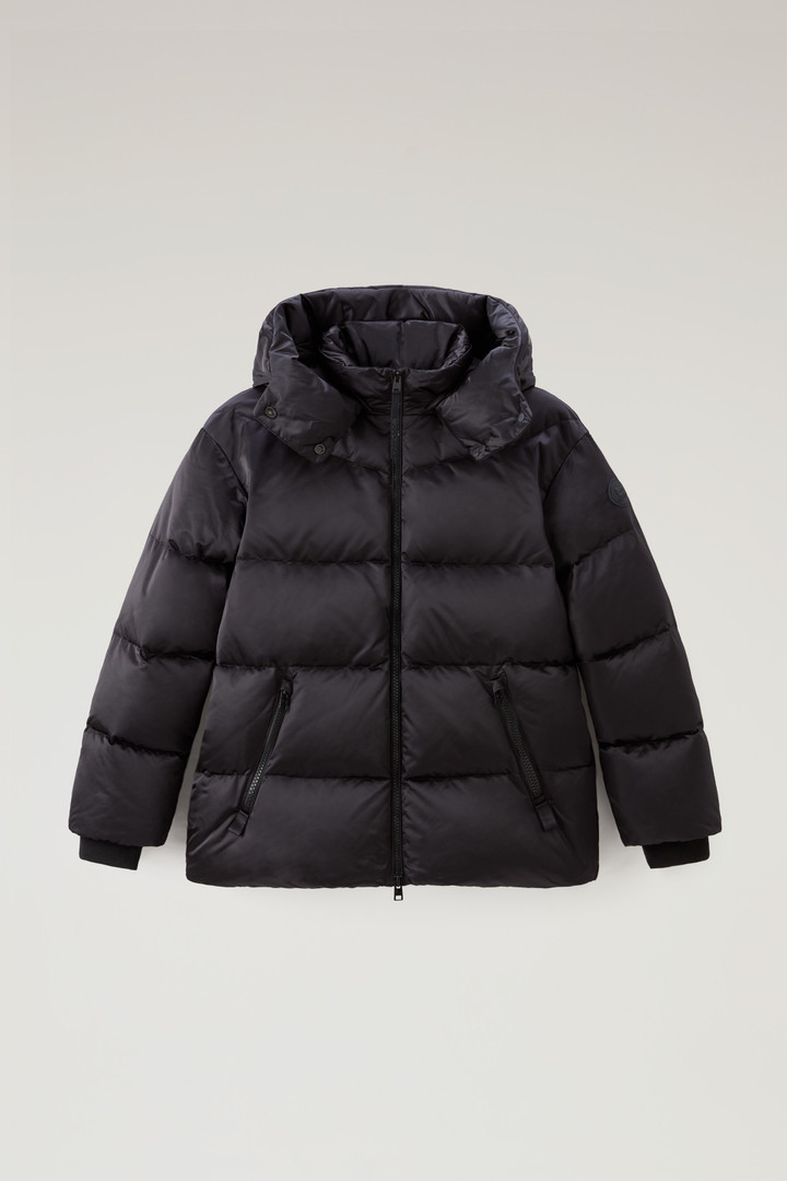 Down Jacket in Nylon Satin Black photo 1 | Woolrich