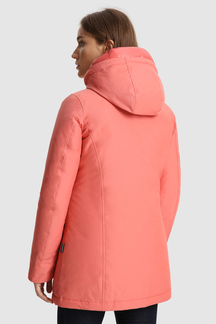 woolrich pink parka