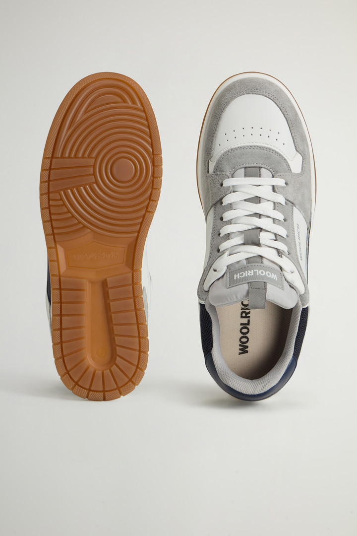 Classic Basketball Leather Sneakers Gray photo 4 | Woolrich