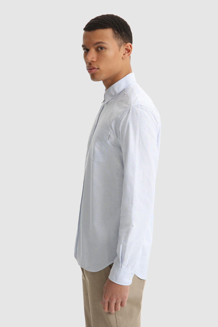 Camisa Oxford de algodón grueso