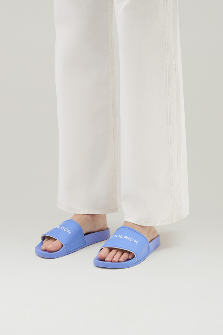 Rubber Slide Sandals Blue photo 6 | Woolrich