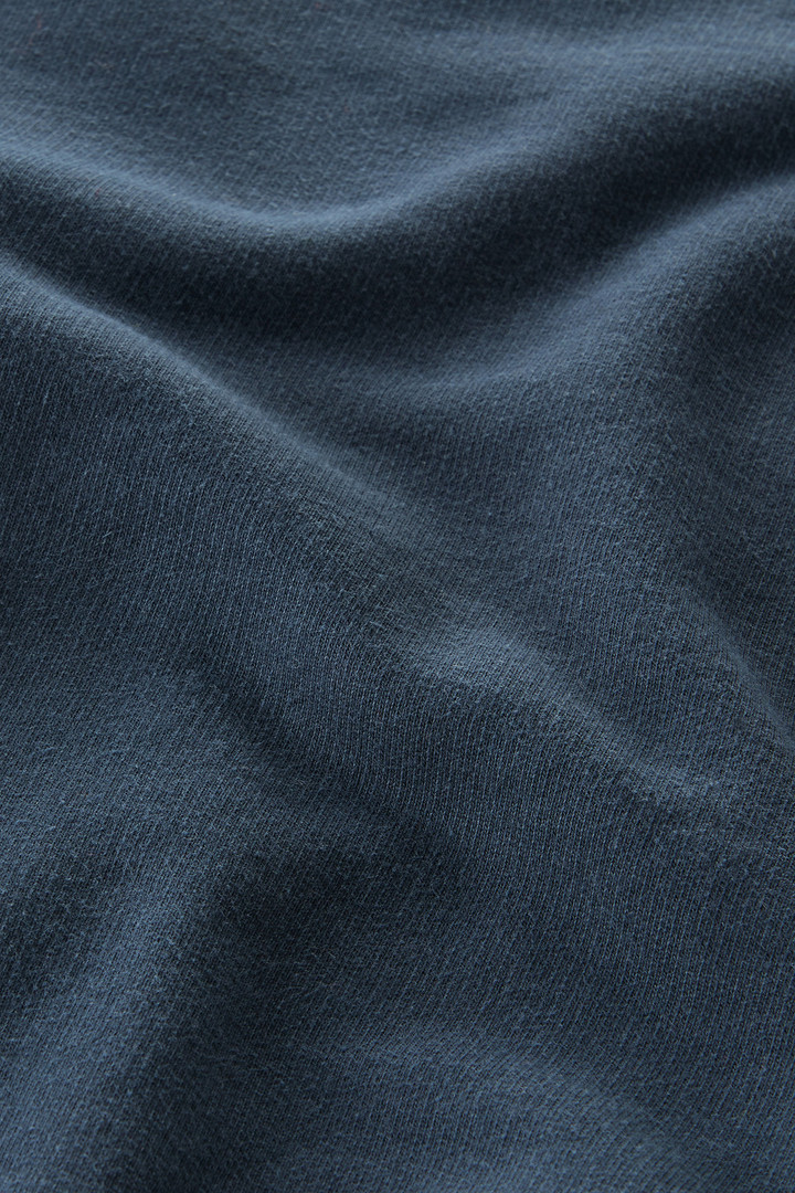 Crewneck in Pure Cotton Blue photo 4 | Woolrich