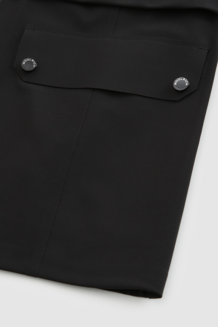 Chaqueta Pequea en jersey elástico negro photo 6 | Woolrich