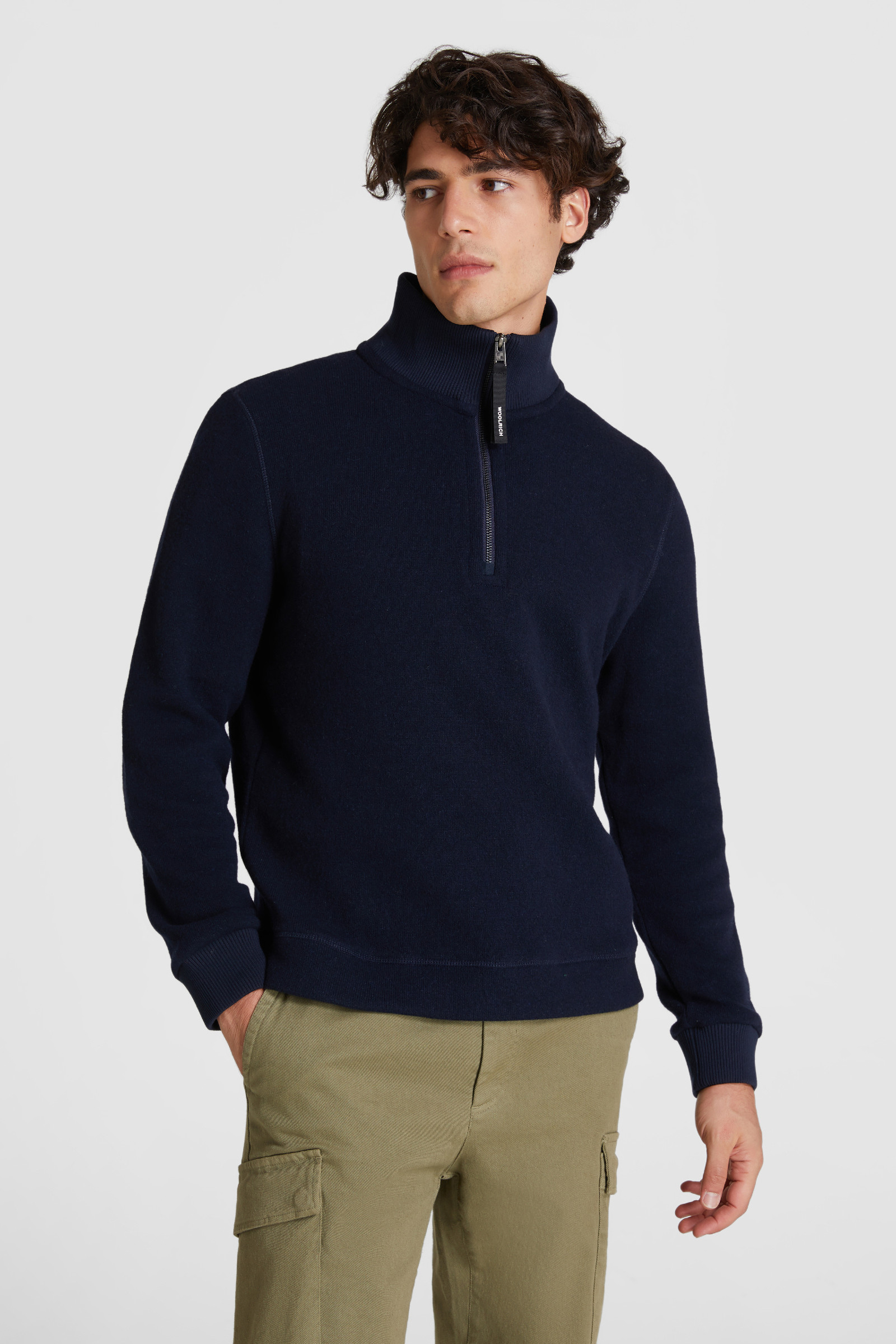 Glacier Pullover In Lana Cotone