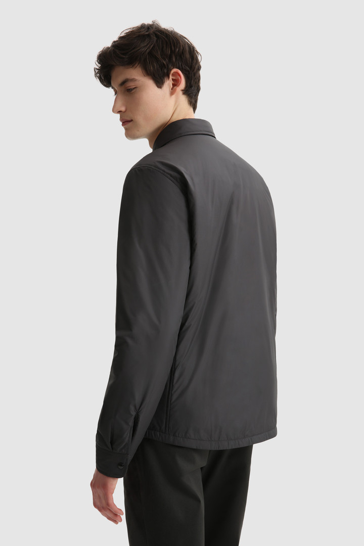 Giacca camicia Alaskan in microfibra con imbottitura PrimaLoft® nero photo 4 | Woolrich