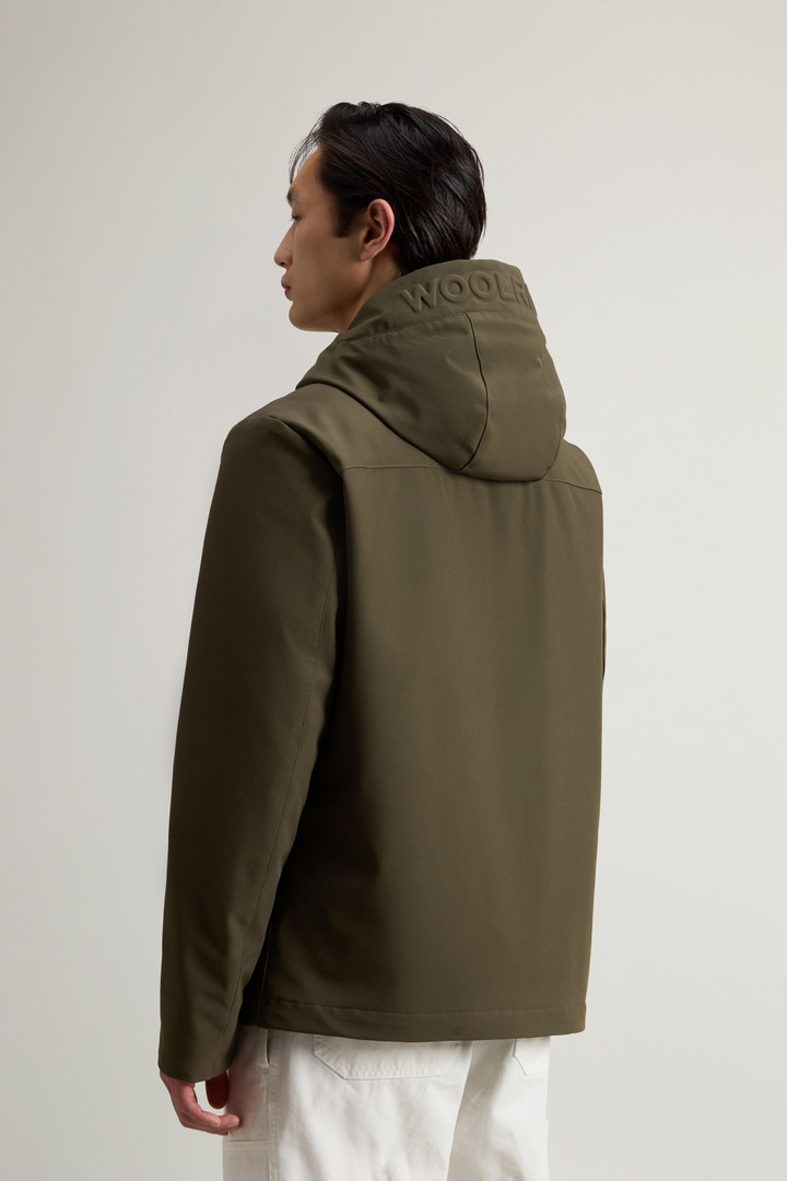 Pacific Jacket in Tech Softshell Green photo 3 | Woolrich