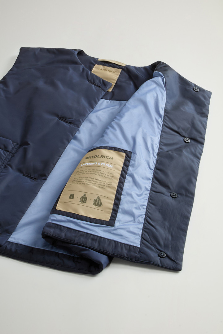 Crewneck Nylon Vest Blue photo 5 | Woolrich