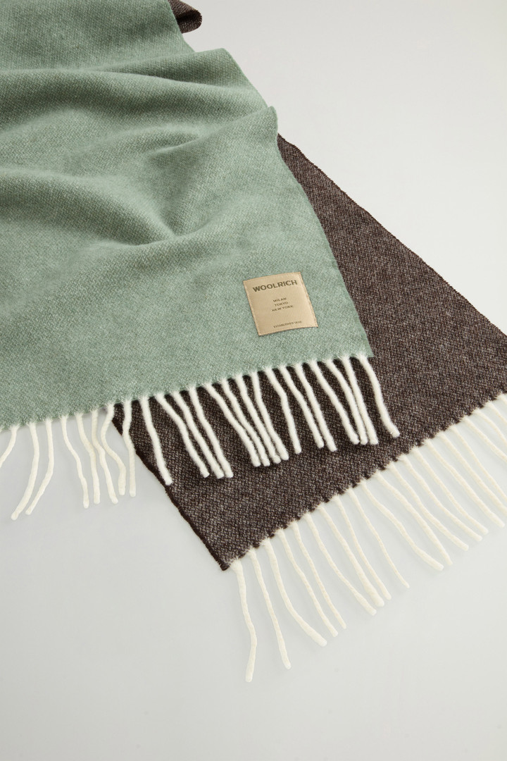 Écharpe en pure laine à franges Marron photo 3 | Woolrich