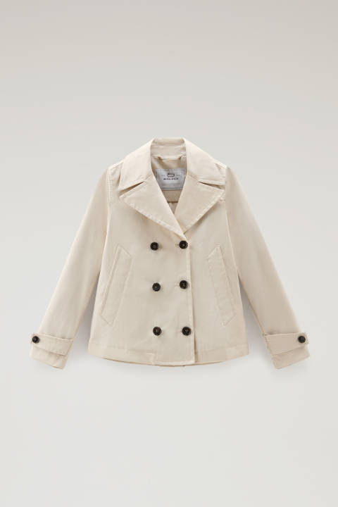 Havice Peacoat in Best Cotton Beige photo 2 | Woolrich