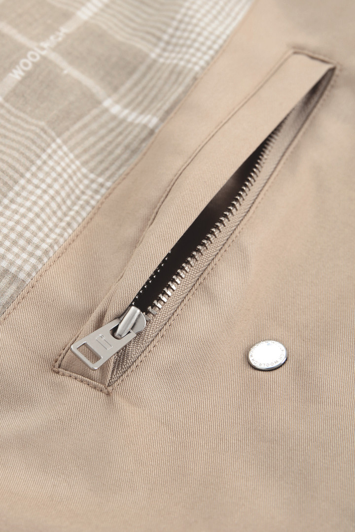 Gabardina ligera Havice con forro estampado a cuadros beige photo 9 | Woolrich