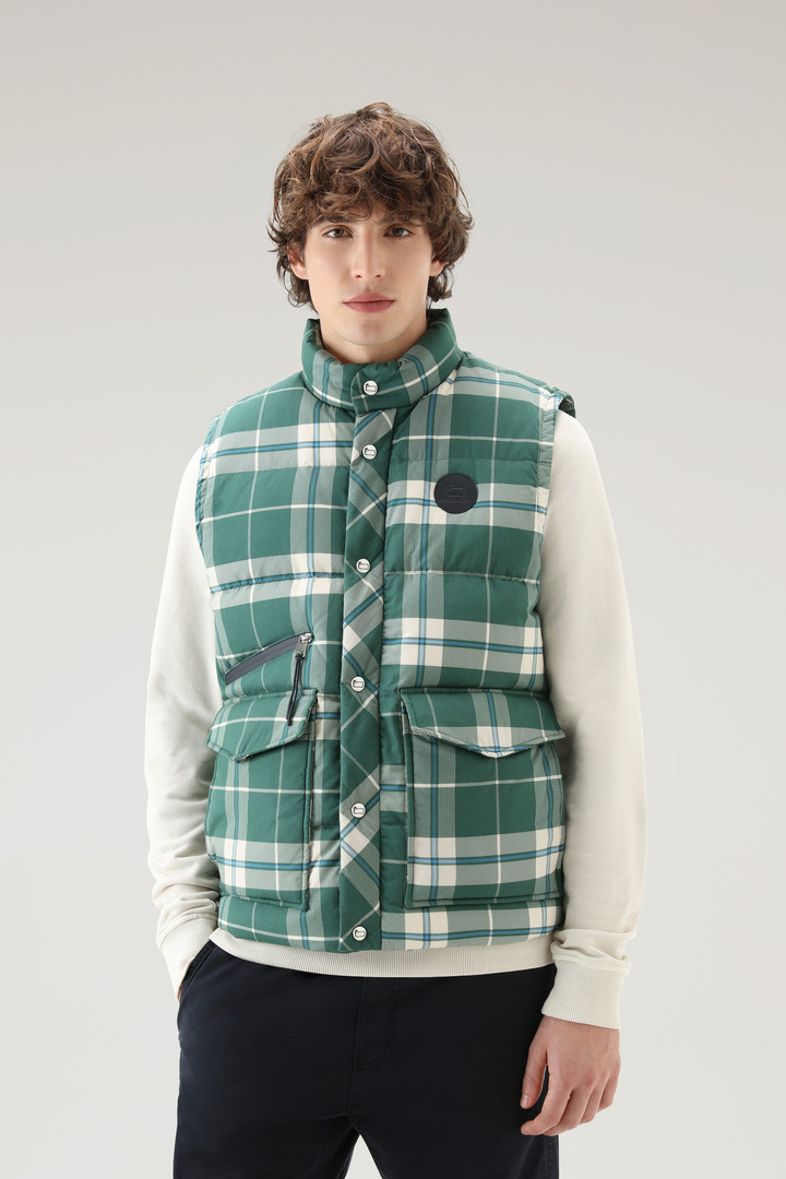 Woolrich Men Evergreen Check Size Xxl In Evergreen Check