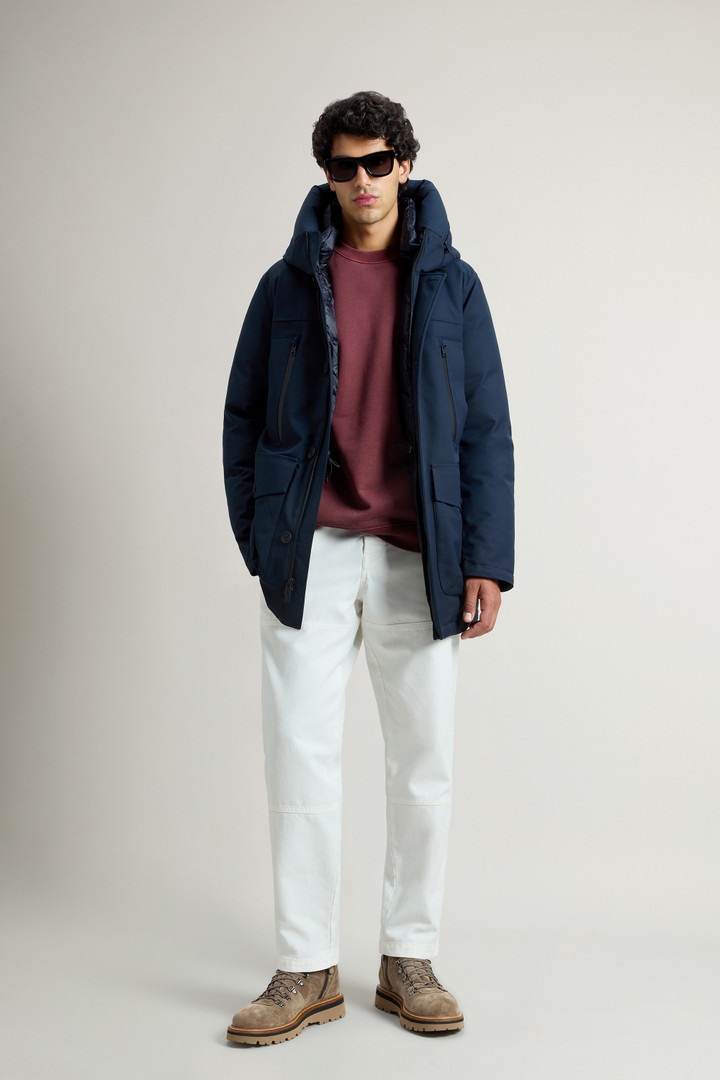 POLY TWILL ARCTIC PARKA Bleu photo 2 | Woolrich