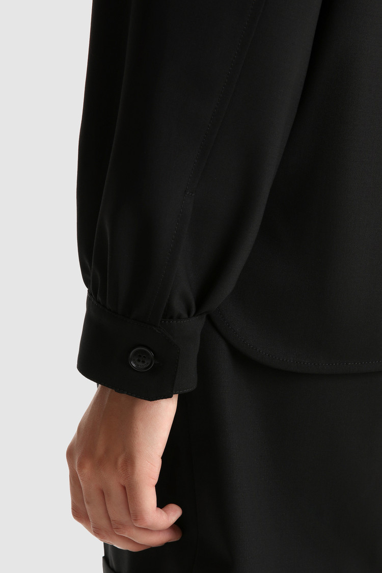 Merino koel wollen overshirt