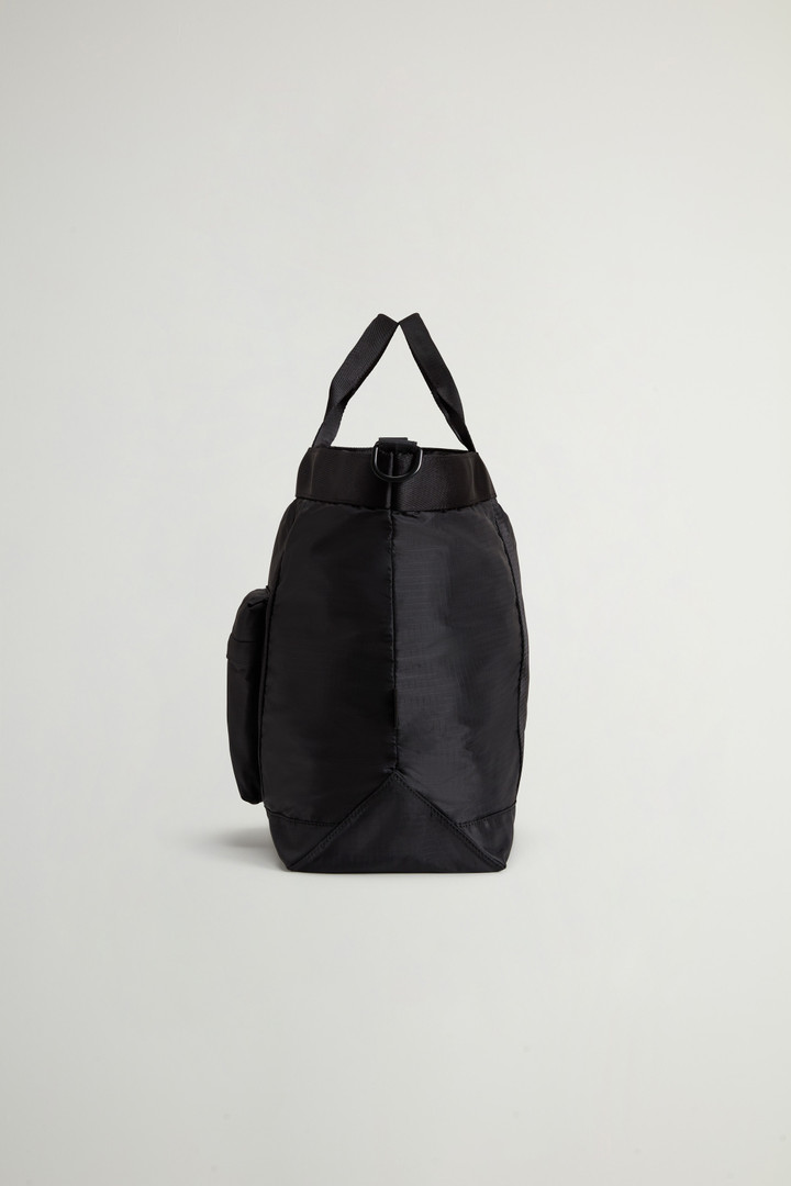 Tote bag van nylon ripstop met afneembare schouderband Zwart photo 3 | Woolrich