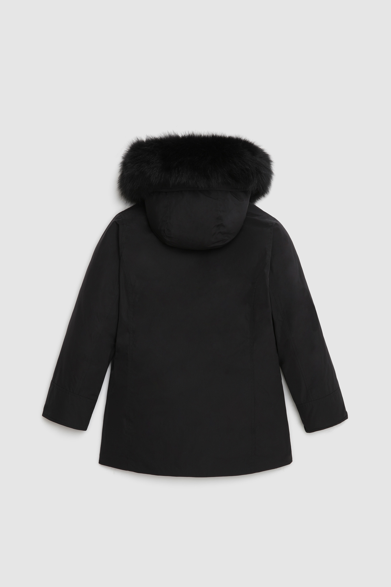 Girl's Luxury Arctic Parka with Removable Dyed Fur Black photo 2 | Woolrich