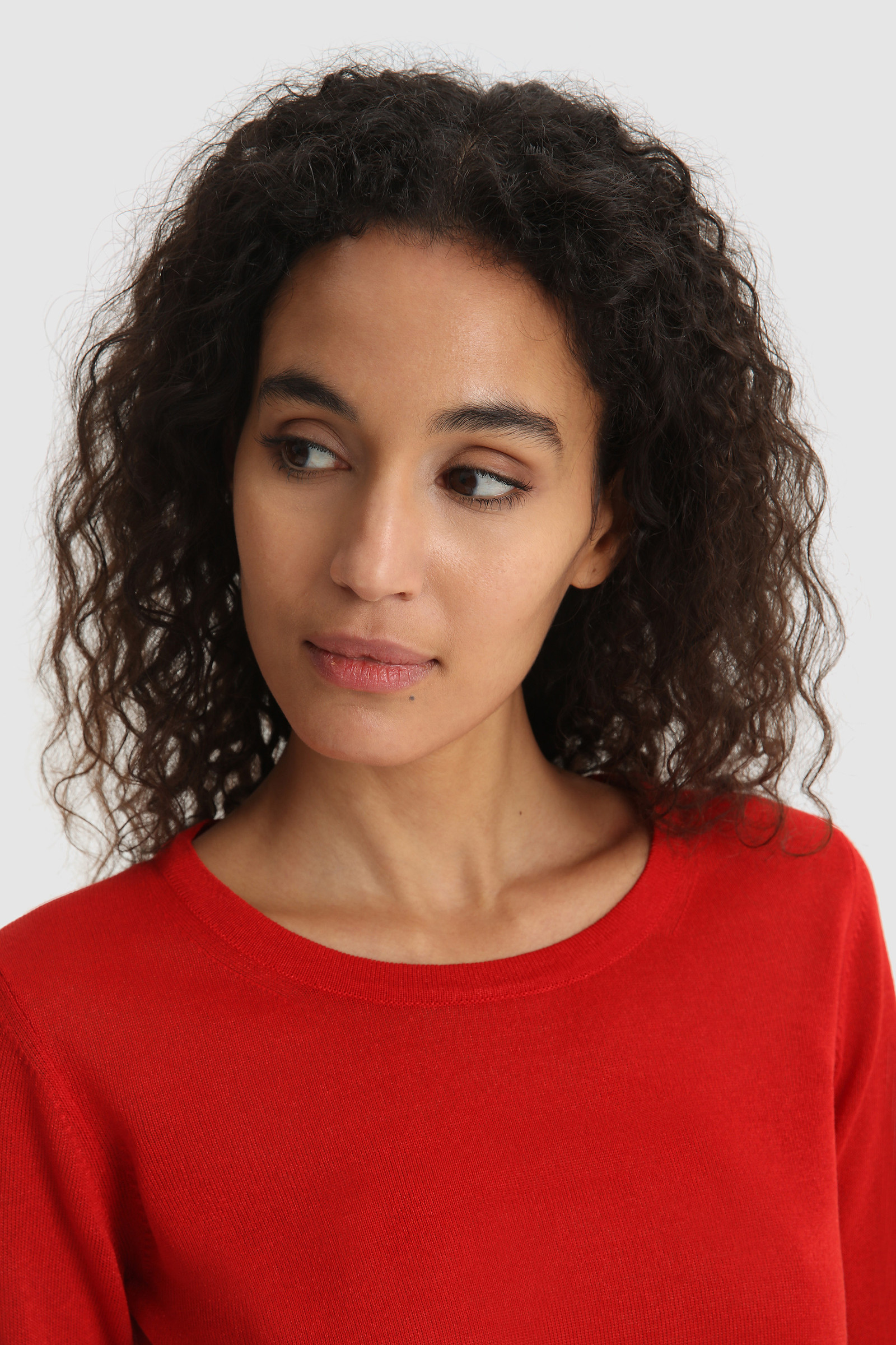 Long-sleeve crew neck