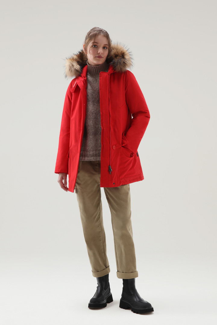 riri様　Acka fur flare middle coat size1 Rain Sisters Red Flare Coat Riri様 Acka Fur Flare Middle