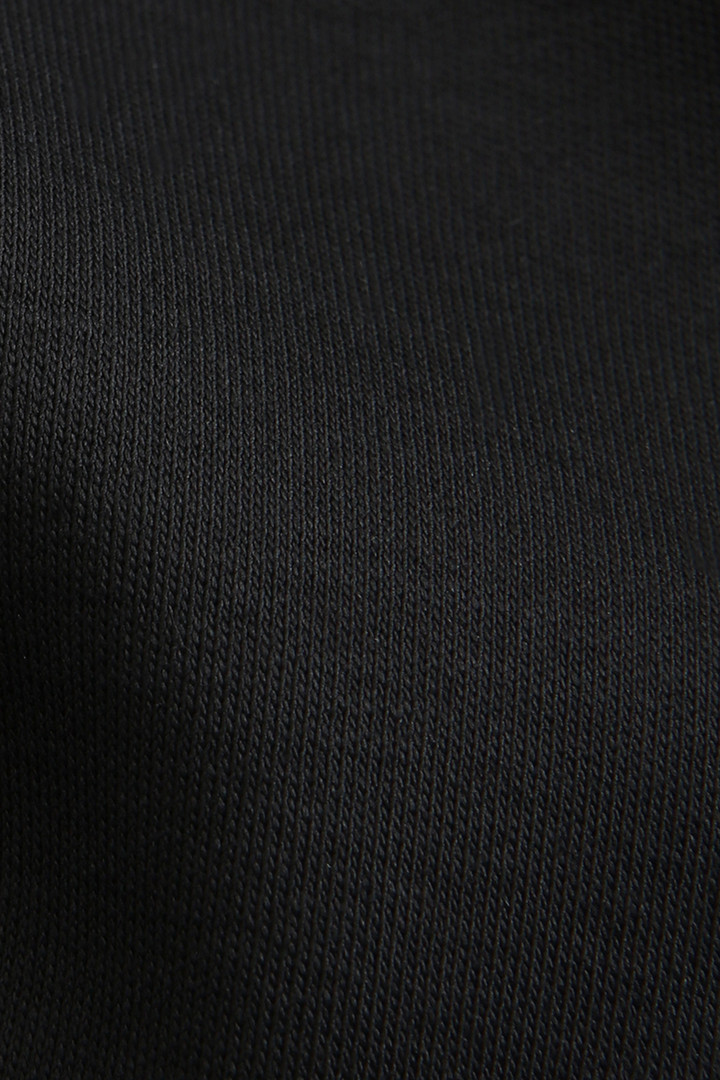 T-Shirt aus Stretch-Baumwolle mit geprägtem Vintage-Logo Schwarz photo 7 | Woolrich