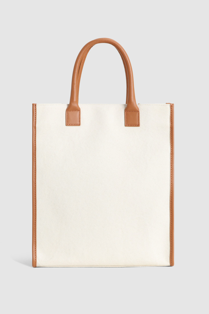 Borsa Tote in tela bianco photo 3 | Woolrich