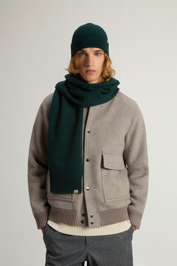 Gift Set with Wool-Blend Beanie and Scarf Green photo 1 | Woolrich