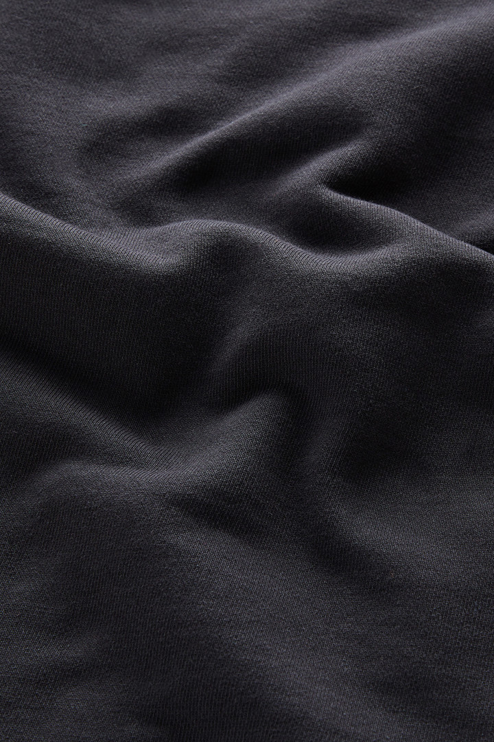 Sweat-shirt à capuche en pur coton Noir photo 8 | Woolrich