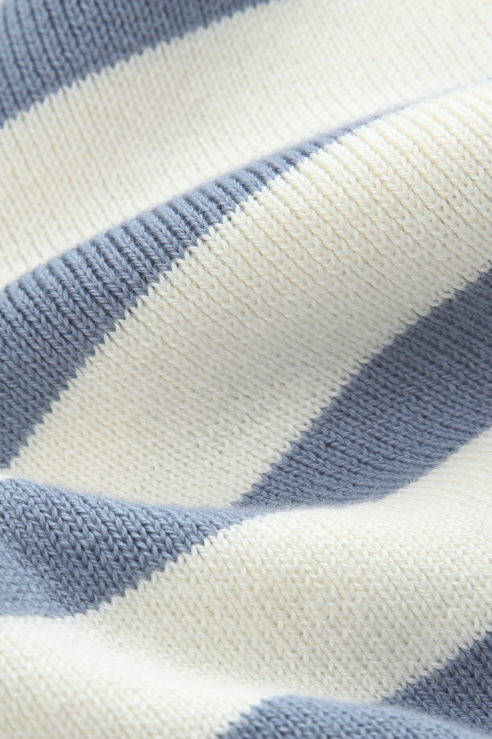 Striped Cotton Polo Shirt White photo 8 | Woolrich