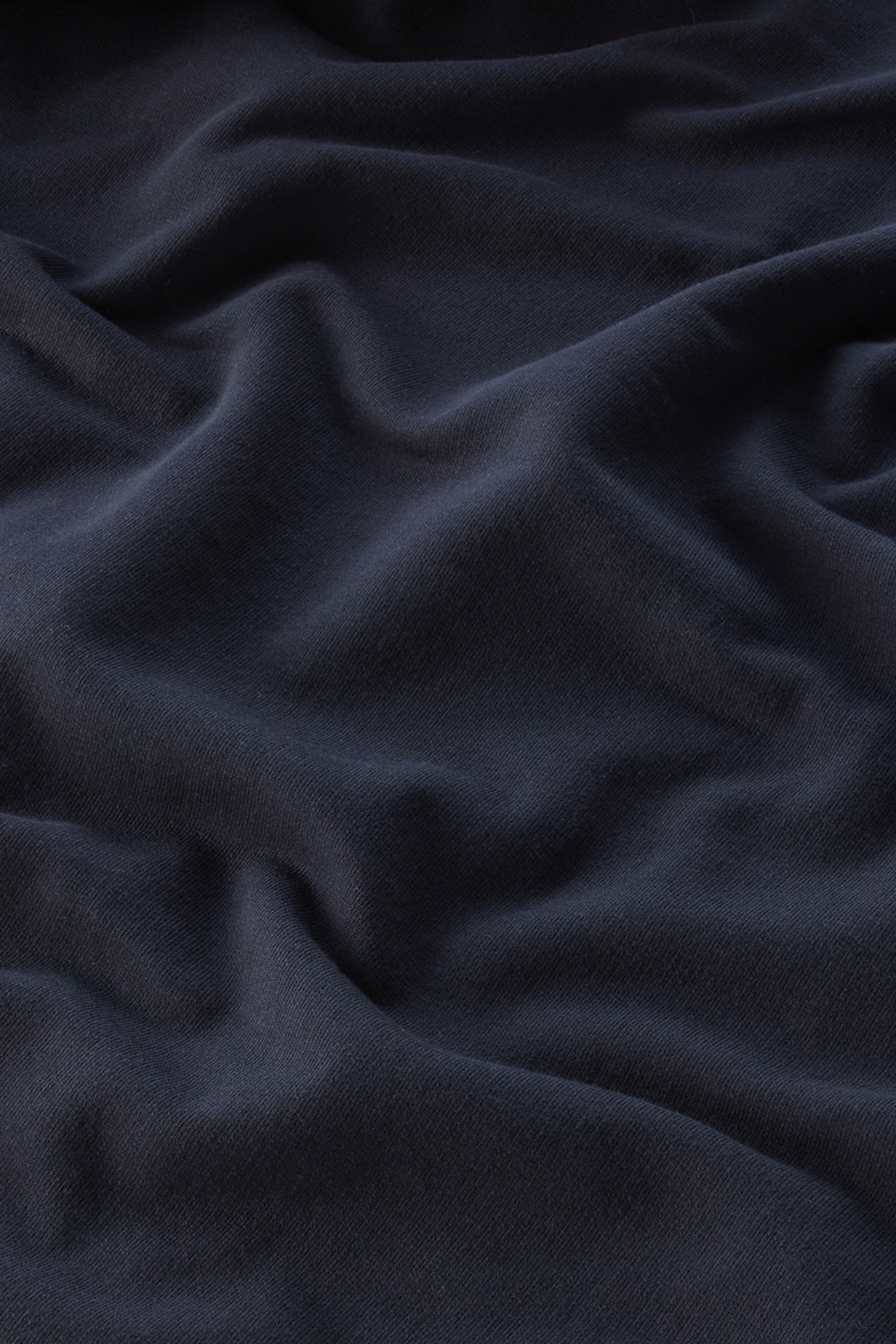 Sweat-shirt à capuche en pur coton muni d’une poche zippée bleu photo 9 | Woolrich