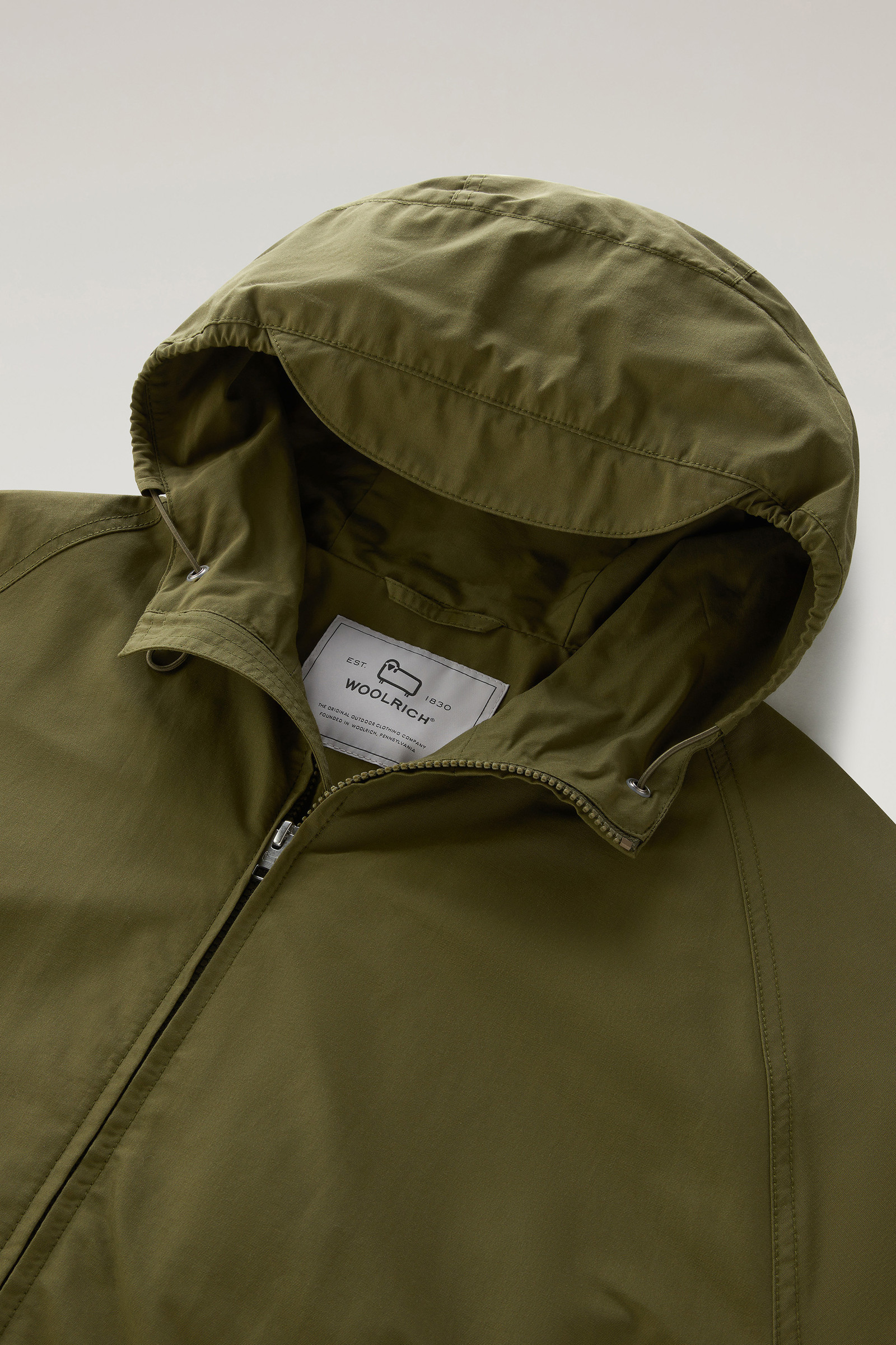 Woolrich hooded zip-fastening jacket - Green
