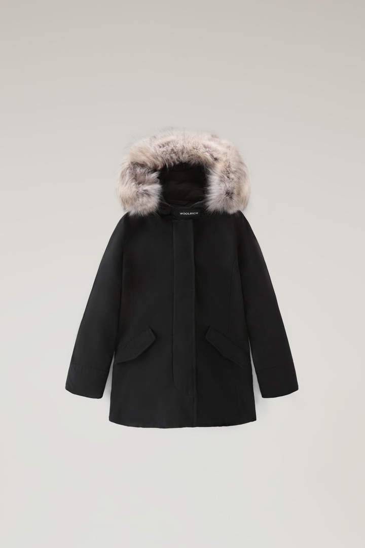 Girls' Arctic Parka with Detachable Fur Trim Black photo 1 | Woolrich
