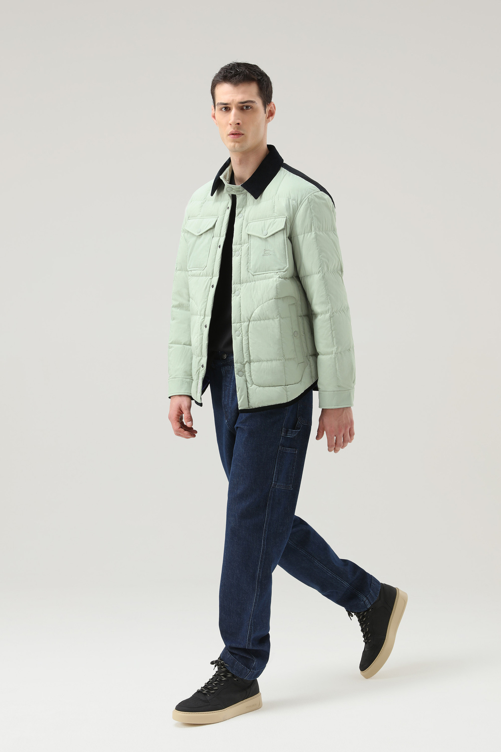 Heritage Terrain Überhemd aus Taslan-Nylon Grün photo 2 | Woolrich