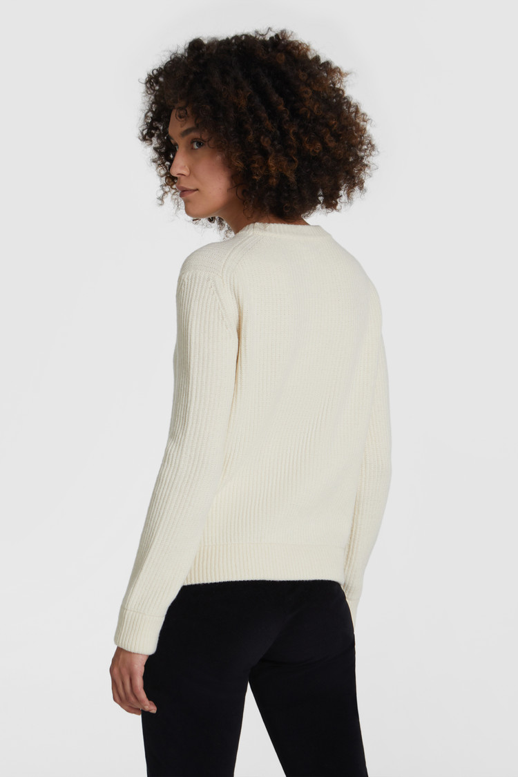 Wool crewneck sweater