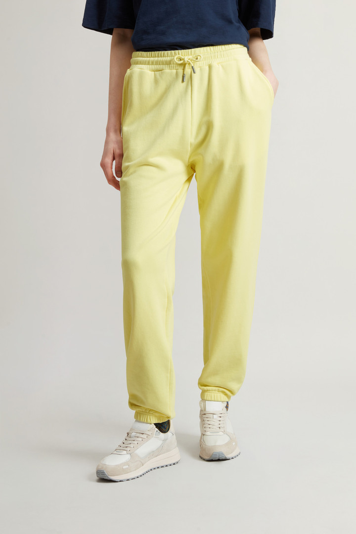 Pantaloni in puro cotone felpato Giallo photo 2 | Woolrich