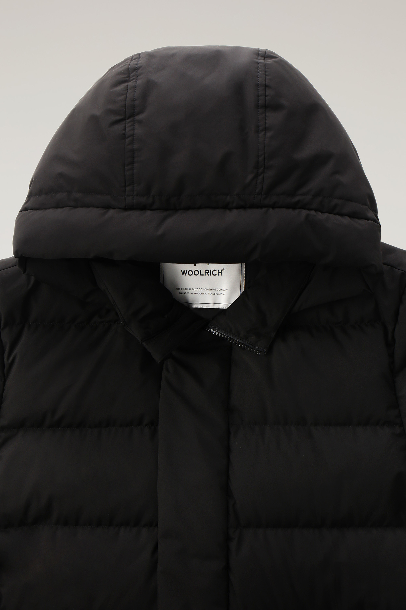 Quilted Long Jacket in GORE-TEX Infinium - Men - Black