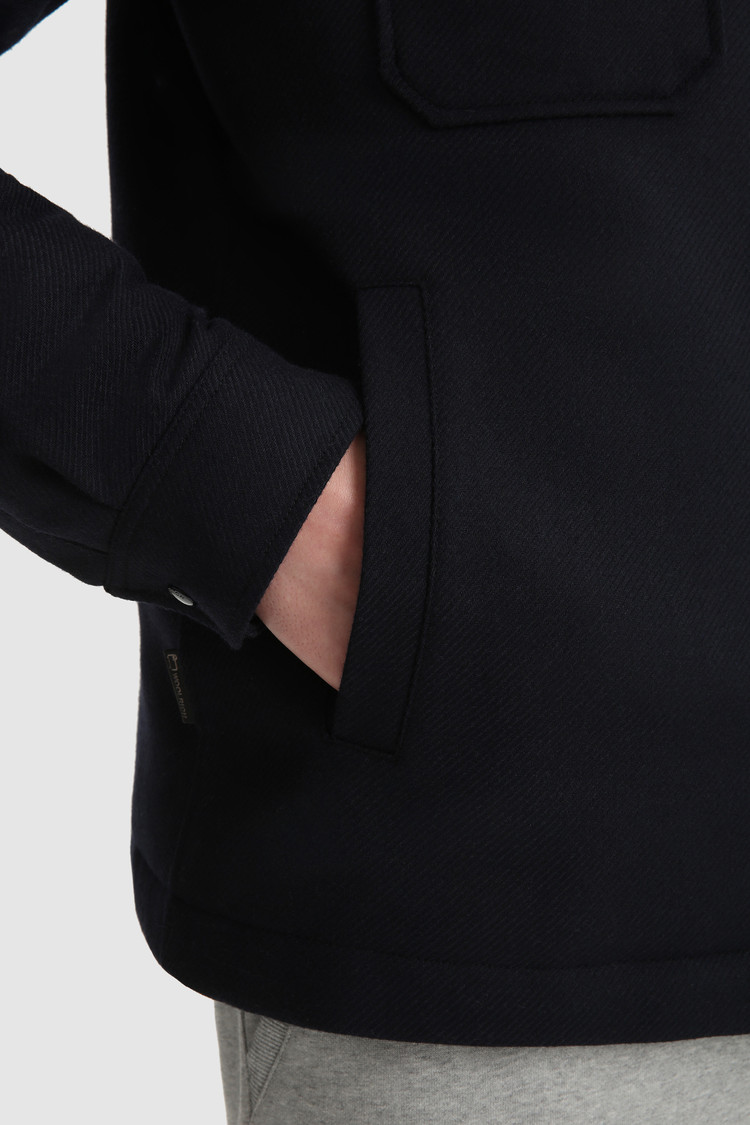 Shirt Alaskan aus recycelter italienischer Wolle